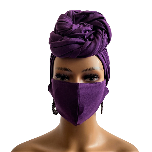 Headwrap & Matching Face Mask